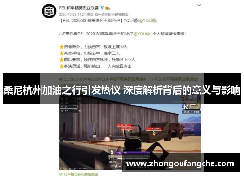 桑尼杭州加油之行引发热议 深度解析背后的意义与影响